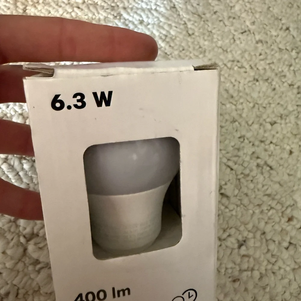 NEW ikea E26 LED Light Bulb 6.3 watts